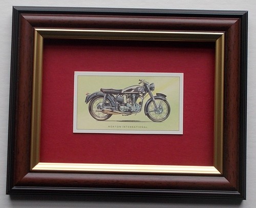 Motor cycle image framed - framed,