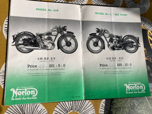 Norton 1938 original - norton,