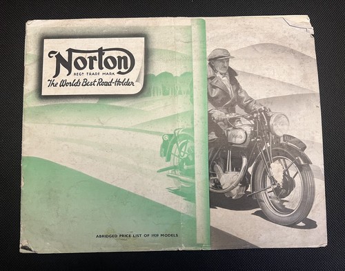 1939 norton motor cycle - norton,